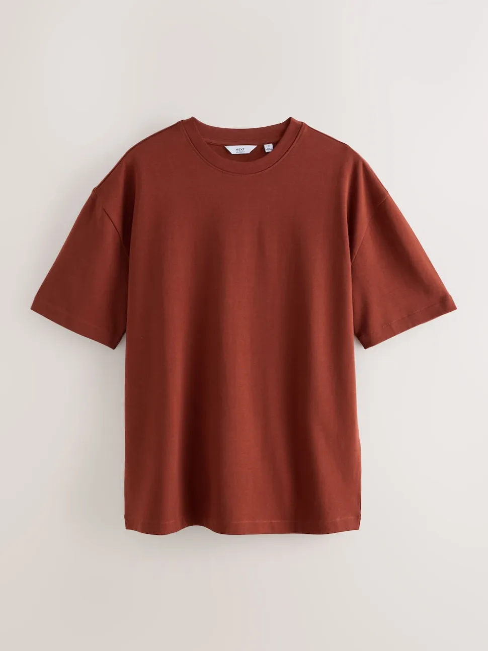 Olive Green /Ice Grey/Orange Rust Relaxed Fit Heavyweight T-Shirts 3 Pack