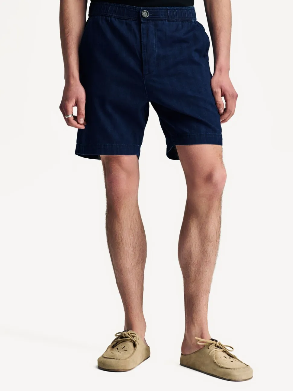 Oliver Spencer Blue Osborne Drawstring Faye Shorts