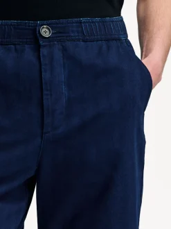 Oliver Spencer Blue Osborne Drawstring Faye Shorts