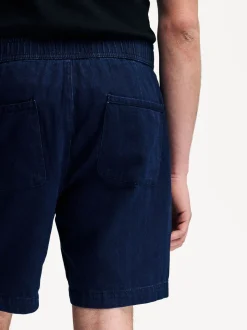 Oliver Spencer Blue Osborne Drawstring Faye Shorts