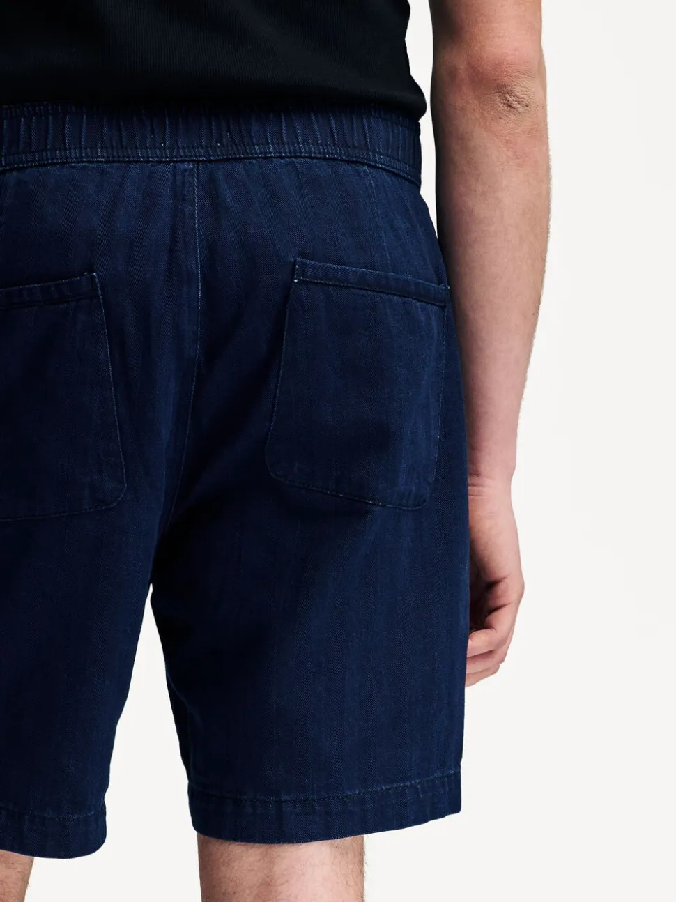 Oliver Spencer Blue Osborne Drawstring Faye Shorts