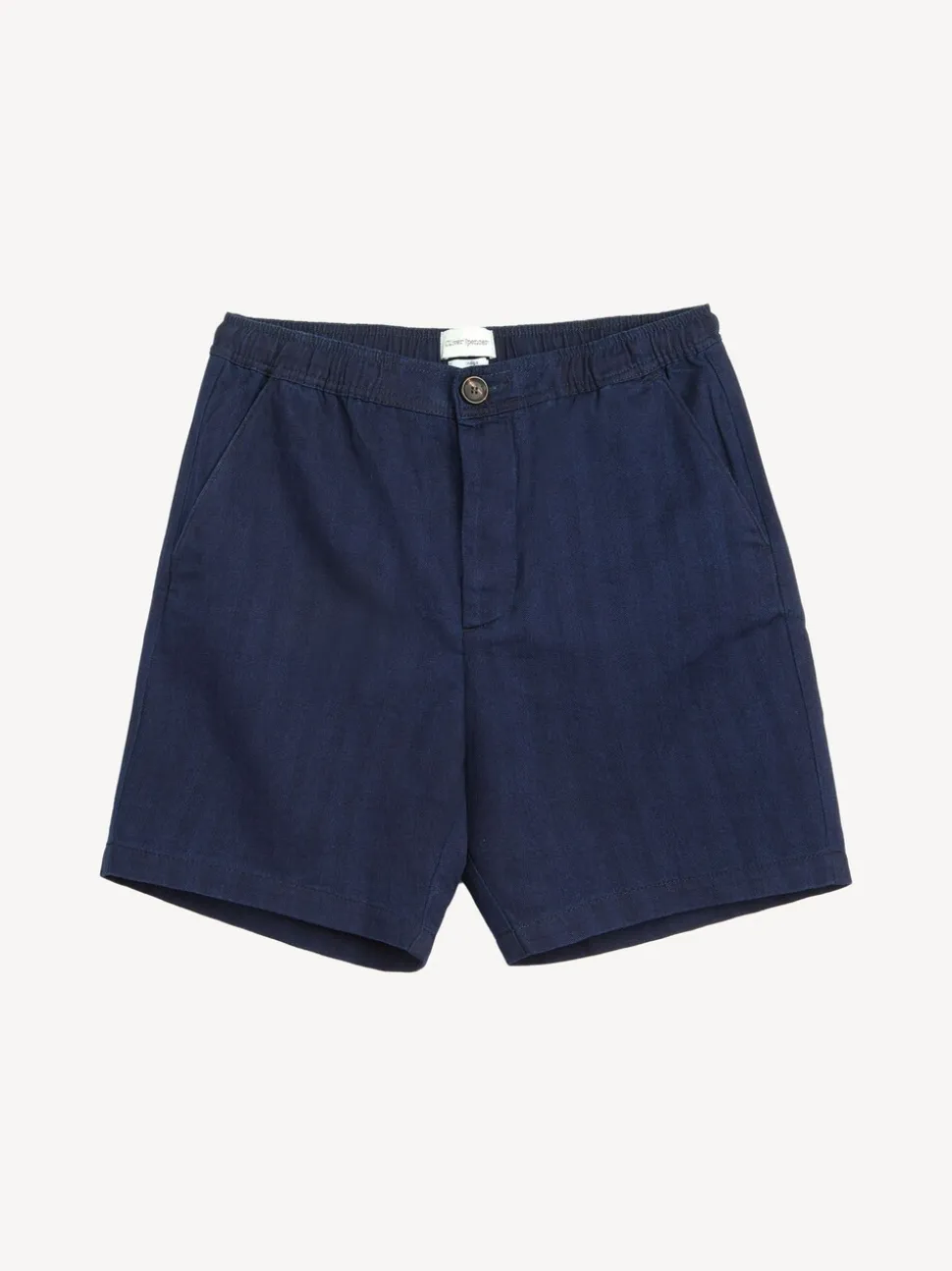Oliver Spencer Blue Osborne Drawstring Faye Shorts