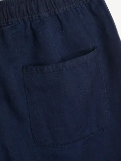 Oliver Spencer Blue Osborne Drawstring Faye Shorts