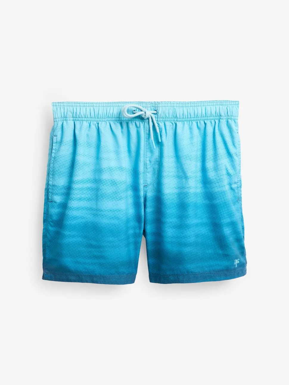 Ombre Blue Printed Swim Shorts