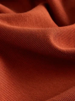 Orange Rust Relaxed Fit Heavyweight T-Shirt