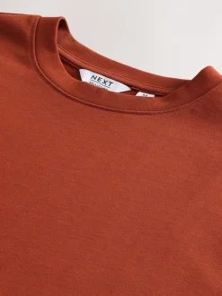 Orange Rust Relaxed Fit Heavyweight T-Shirt