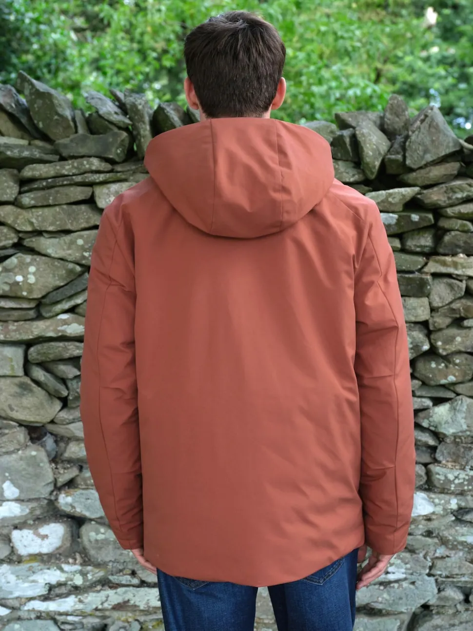 Orange ThermoGen Parka Jacket with Borg Lining