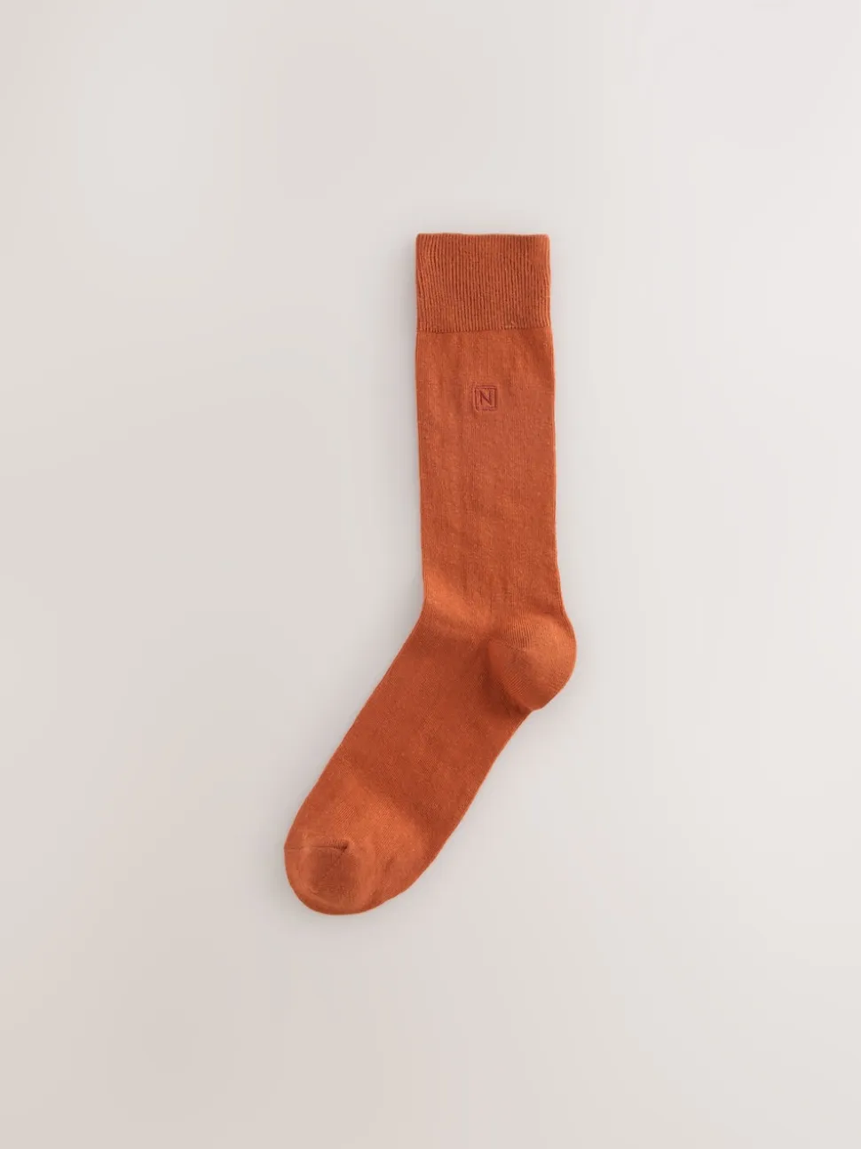 Orange/Green/Blue 8 Pack Embroidered Lasting Fresh Socks