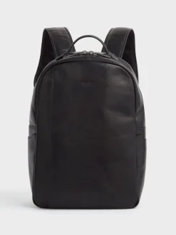 Osprey London Black Carter Saddle Leather Backpack