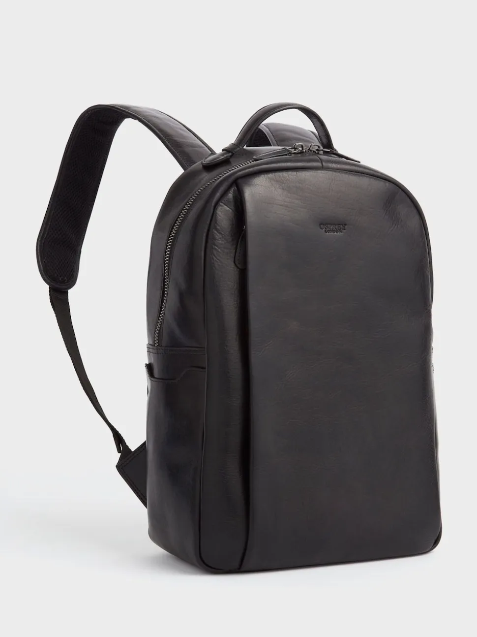 Osprey London Black Carter Saddle Leather Backpack