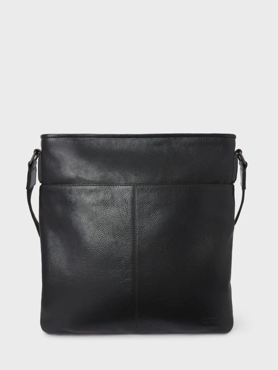 Osprey London Black The Compass Leather Cross-Body Bag