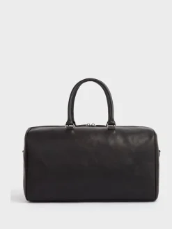 Osprey London Black The Carter Leather Weekend Holdall Bag