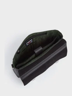 Osprey London Black The Forest Leather Briefcase