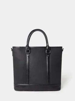 Osprey London Black The Frontline Large Waxed Canvas & Leather Workbag