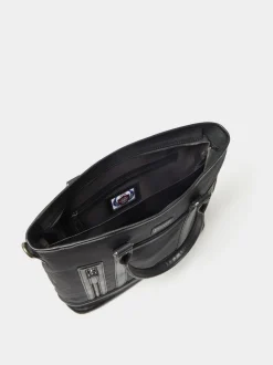 Osprey London Black The Frontline Large Waxed Canvas & Leather Workbag