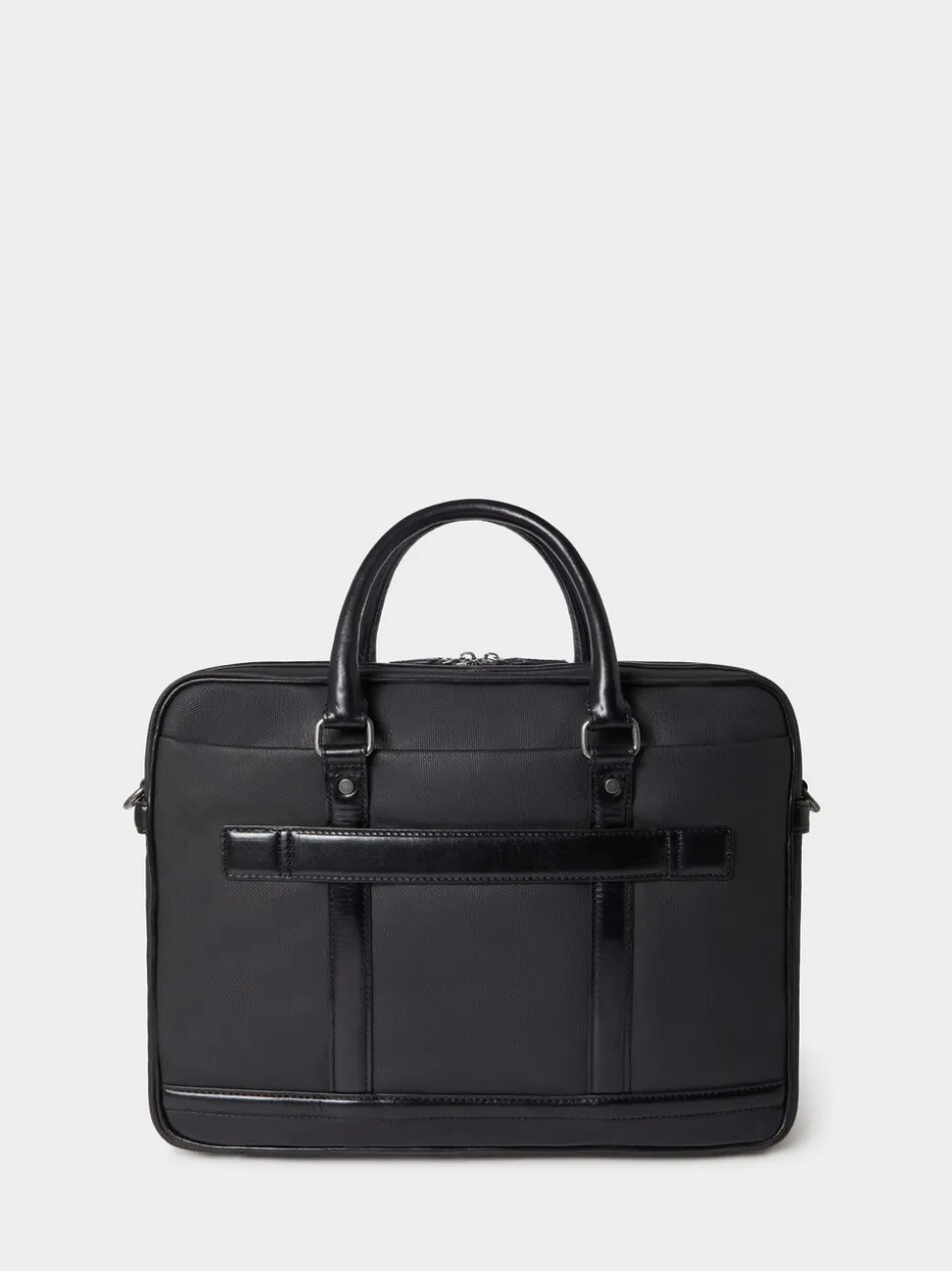 Osprey London Black The Frontline Waxed Canvas & Leather Laptop Bag