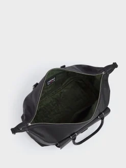 Osprey London Black The Forest Leather Weekender Bag