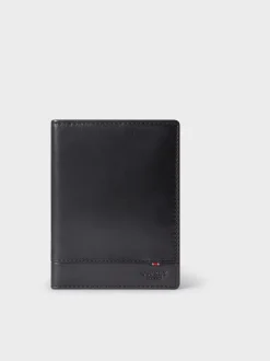 Osprey London Black The London Leather Passport Cover