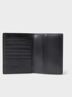 Osprey London Black The London Leather Passport Cover
