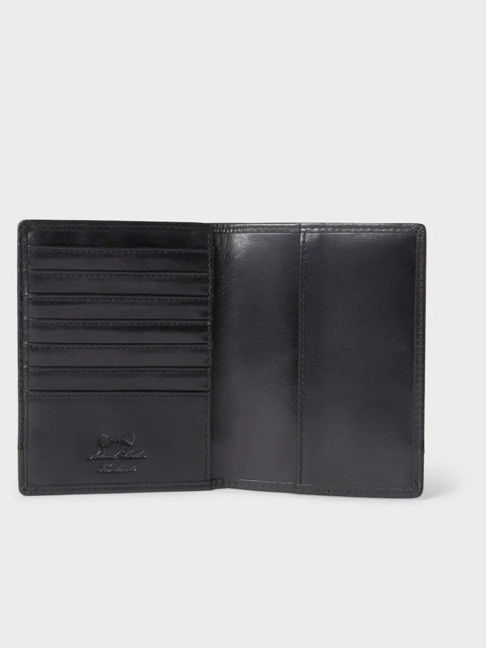 Osprey London Black The London Leather Passport Cover