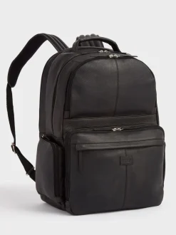 Osprey London Black The Lockton Leather Backpack