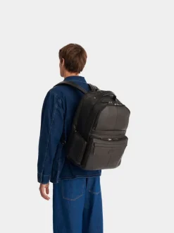 Osprey London Black The Lockton Leather Backpack