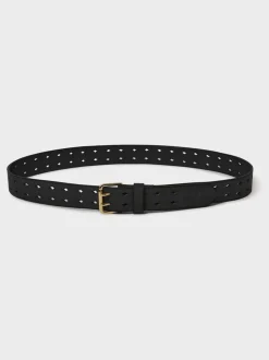 Osprey London Black The Neverending Double Leather Belt