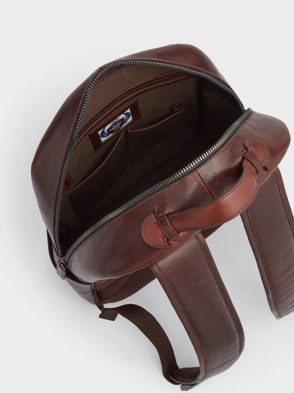 Osprey London Brown Carter Saddle Leather Backpack