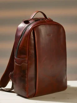 Osprey London Brown Carter Saddle Leather Backpack