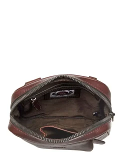 Osprey London Brown Carter Saddle Leather Small Messenger Bag