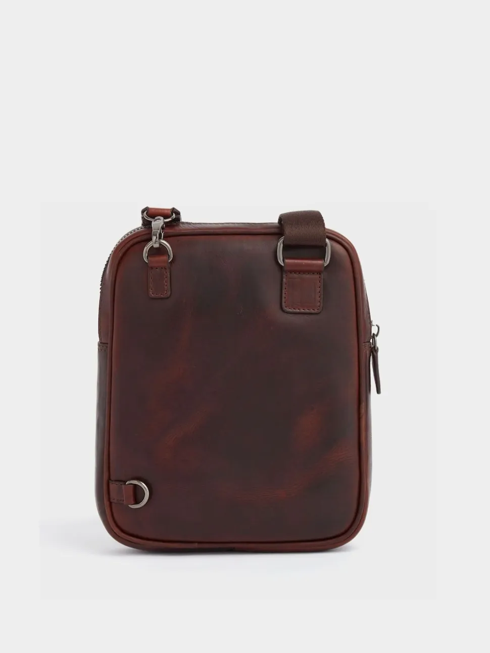 Osprey London Brown Carter Saddle Leather Small Messenger Bag