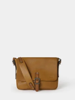 Osprey London Brown Medium The Lorenzo Leather Messenger Bag