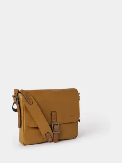 Osprey London Brown Medium The Lorenzo Leather Messenger Bag