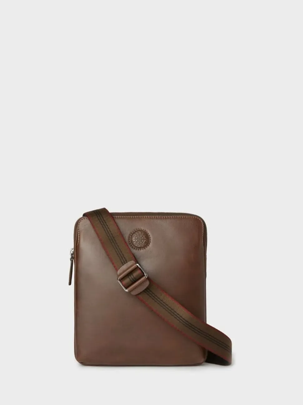 Osprey London Brown Small The Compass Leather Messenger Bag