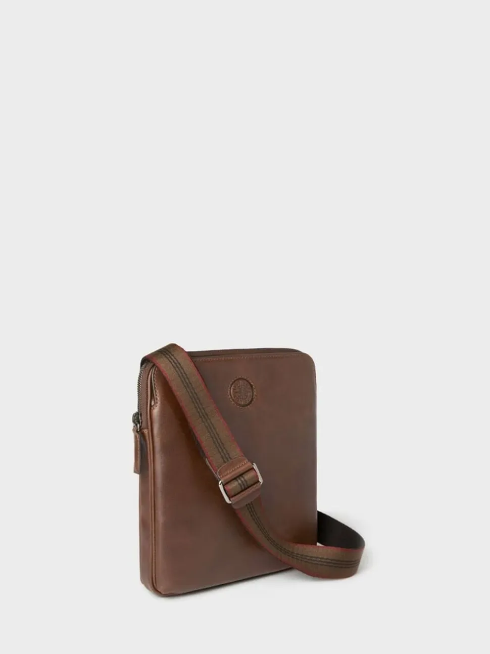 Osprey London Brown Small The Compass Leather Messenger Bag