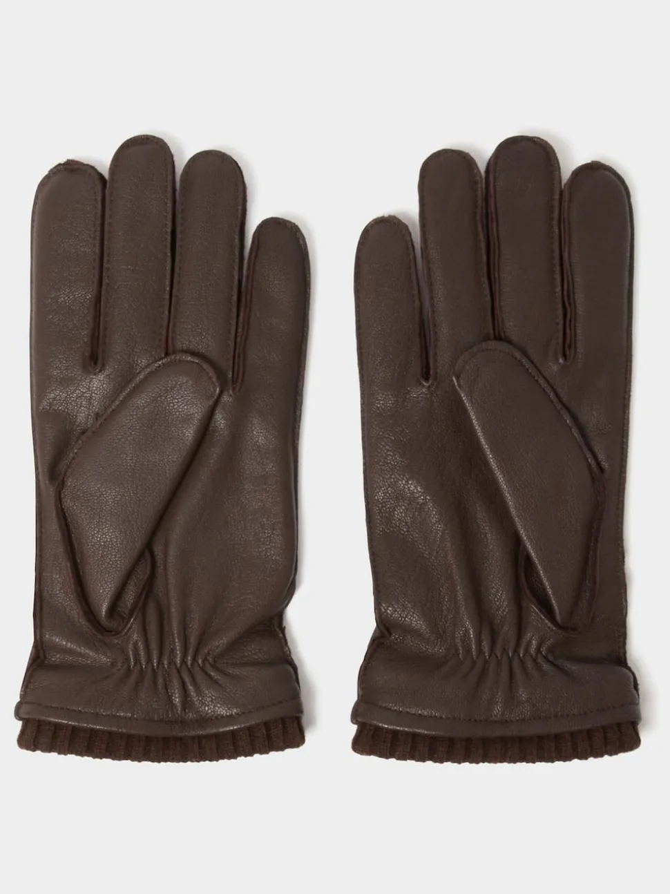 Osprey London Brown The Alfie Leather Gloves