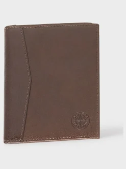 Osprey London Brown The Compass Leather Passport Holder