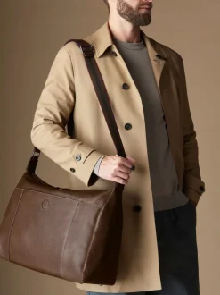Osprey London Brown The Compass Leather Stowaway Bag