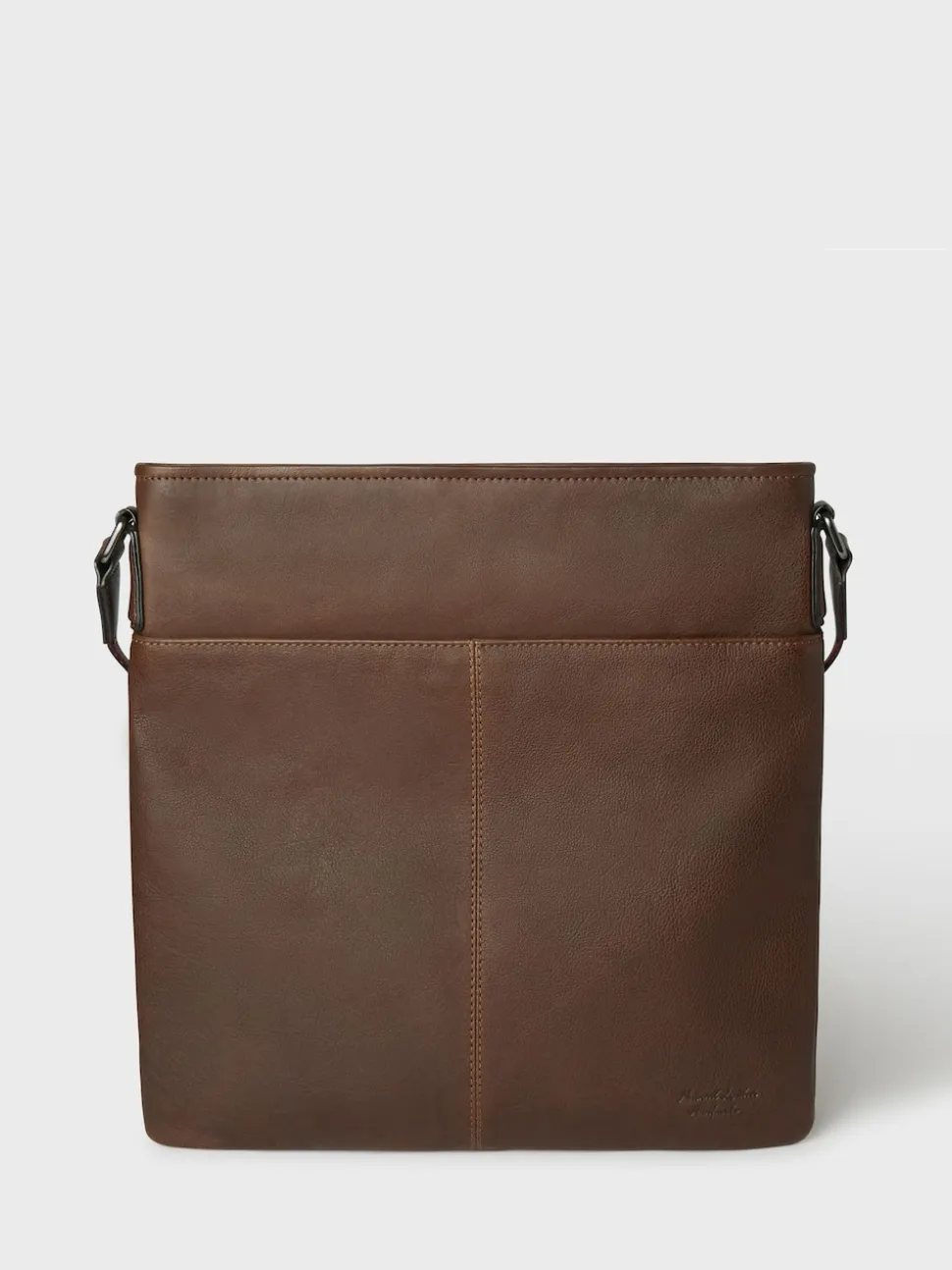 Osprey London Brown The Compass Leather Cross-Body Bag