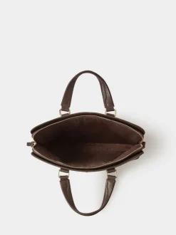 Osprey London Brown The Mercury Leather Laptop Bag