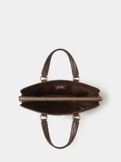 Osprey London Brown The Mercury Leather Laptop Bag