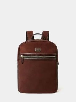 Osprey London Brown The Mocha Suede Backpack