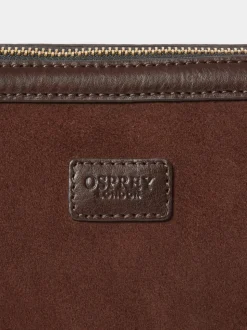 Osprey London Brown The Mocha Suede Sling Bag