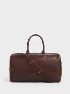 Osprey London Chestnut The Carter Leather Weekend Holdall Bag