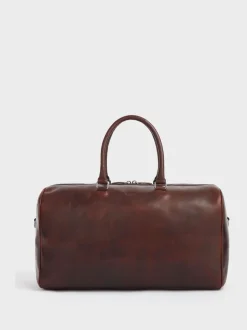 Osprey London Chestnut The Carter Leather Weekend Holdall Bag