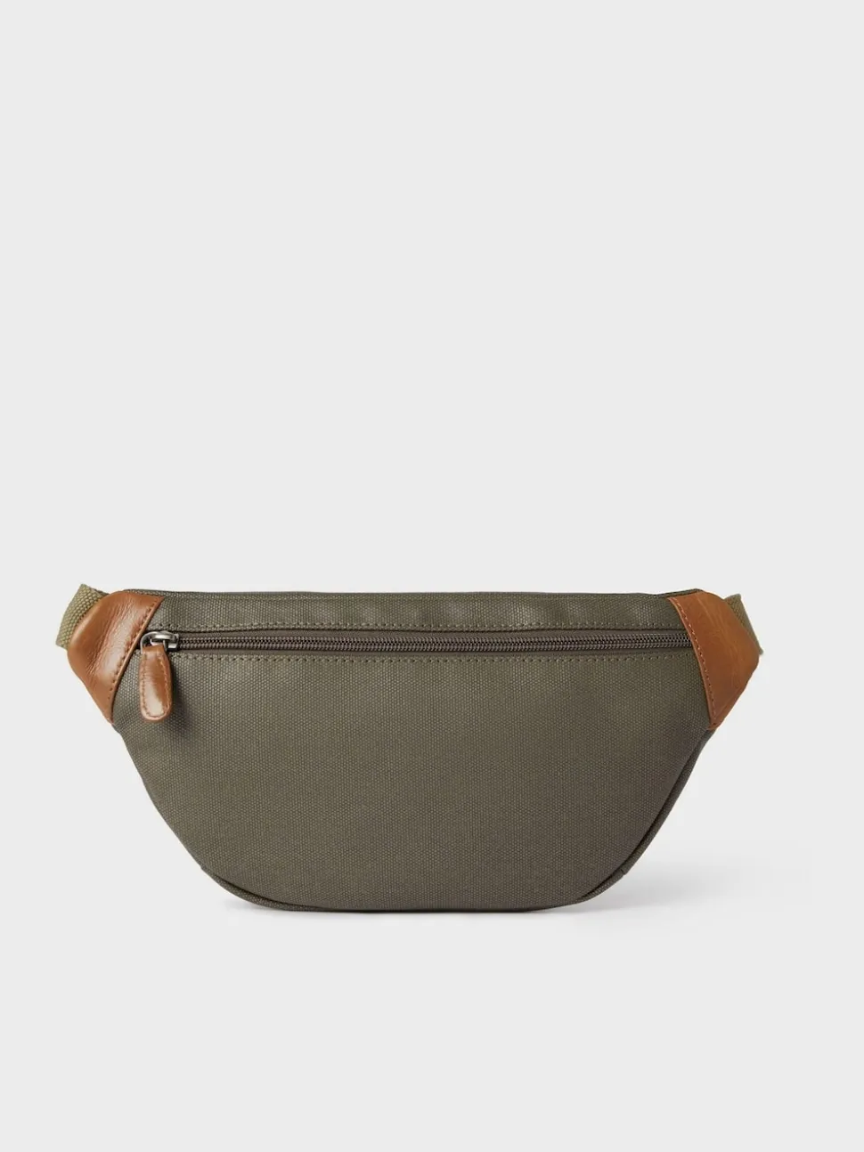 Osprey London Green Grantham Waxed Canvas & Leather Bumbag