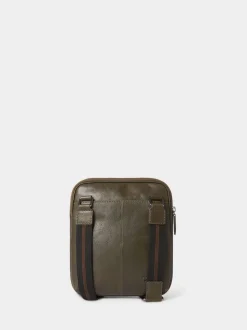 Osprey London Green Small The Compass Leather Messenger Bag