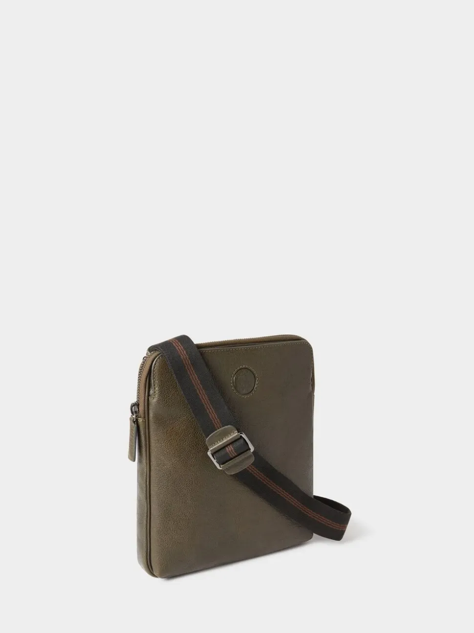 Osprey London Green Small The Compass Leather Messenger Bag