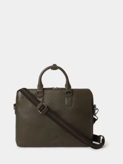 Osprey London Green The Compass Leather Laptop Bag