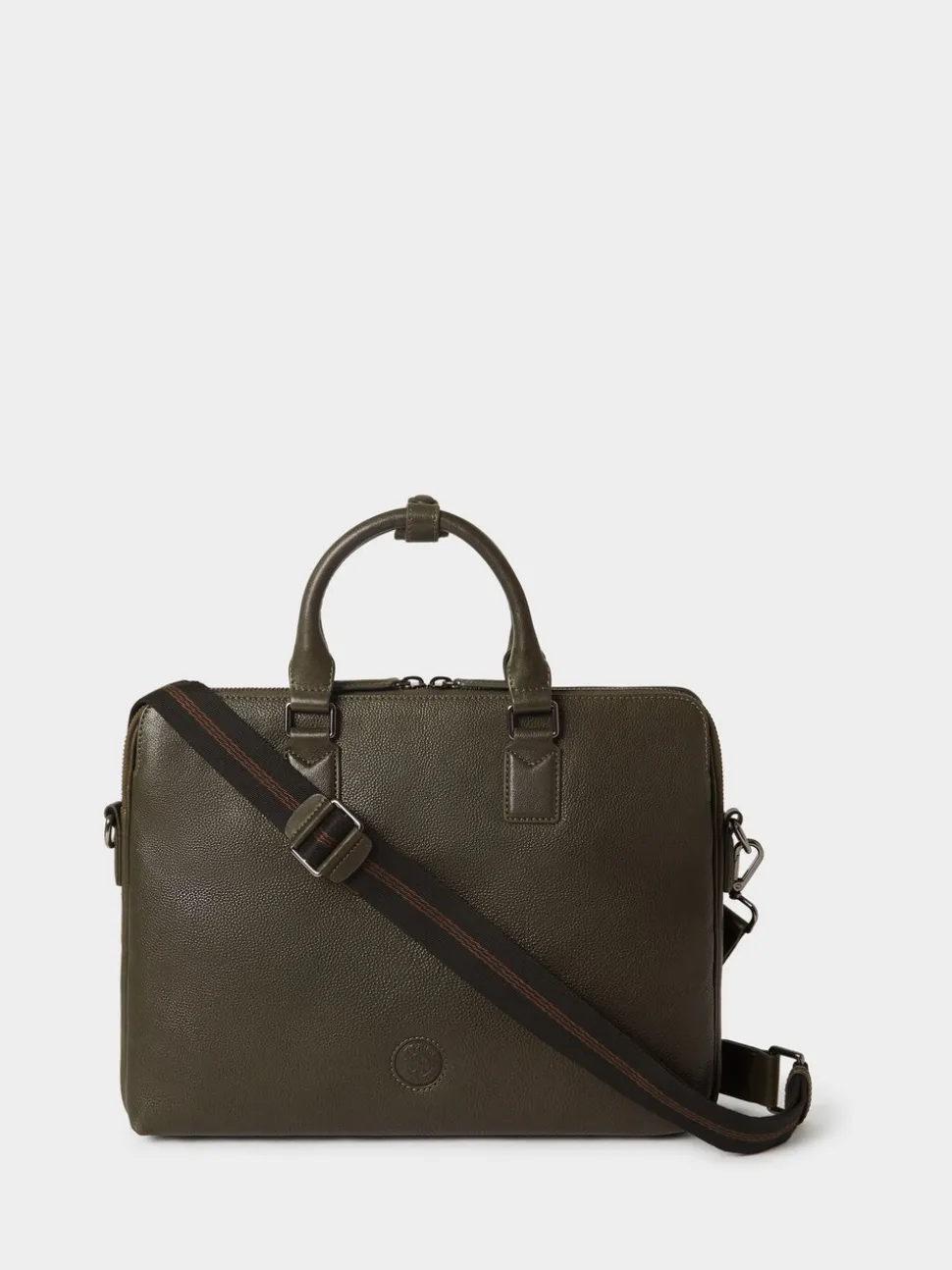 Osprey London Green The Compass Leather Laptop Bag